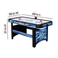 Hathaway Games Face-Off 5 ft. Air Hockey Table w/ Electronic Scoring