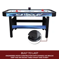 Hathaway Games Face-Off 5 ft. Air Hockey Table w/ Electronic Scoring