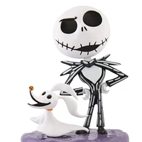 Tabletop Globe-4.5"-Stylized Jack Skellington and Zero-Disney