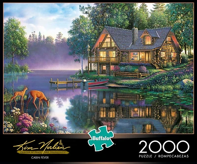 Buffalo Games Kim Norlien Cabin Fever 2000 Piece Jigsaw Puzzle