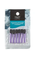 Equate Beauty Eyeshadow Applicators, Set of 12 foam applicators in pouch.