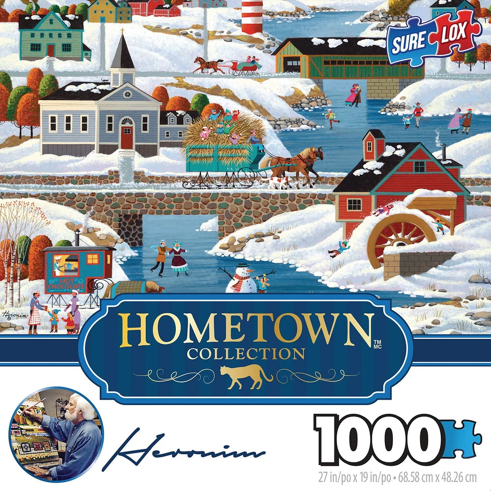 Sure-Lox Hometown Collection New England Winter Puzzle