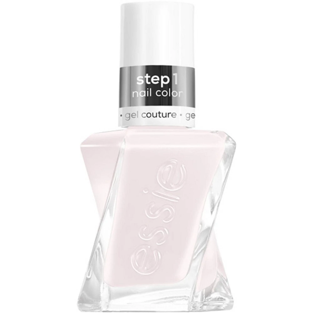 essie gel couture, 2-step longwear nail polish, 8-free vegan formula, stitch by stitch, pink, 13.5ml, longwear gel nail polish