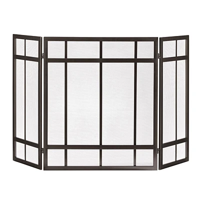 Pleasant Hearth FA017SB Mission Fireplace Screen