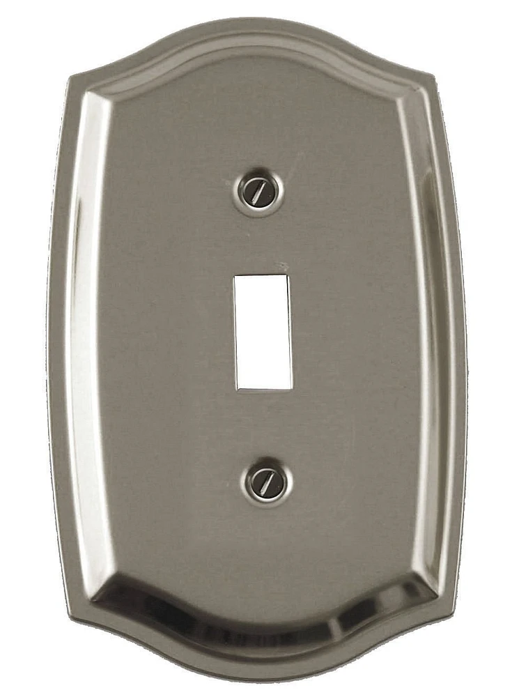 Atron Electro Industries Colonial Satin Nickel Toggle Wall Plate