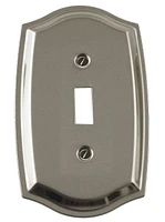 Atron Electro Industries Colonial Satin Nickel Toggle Wall Plate