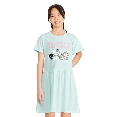 Robe Hello Kitty et ses amis pour filles