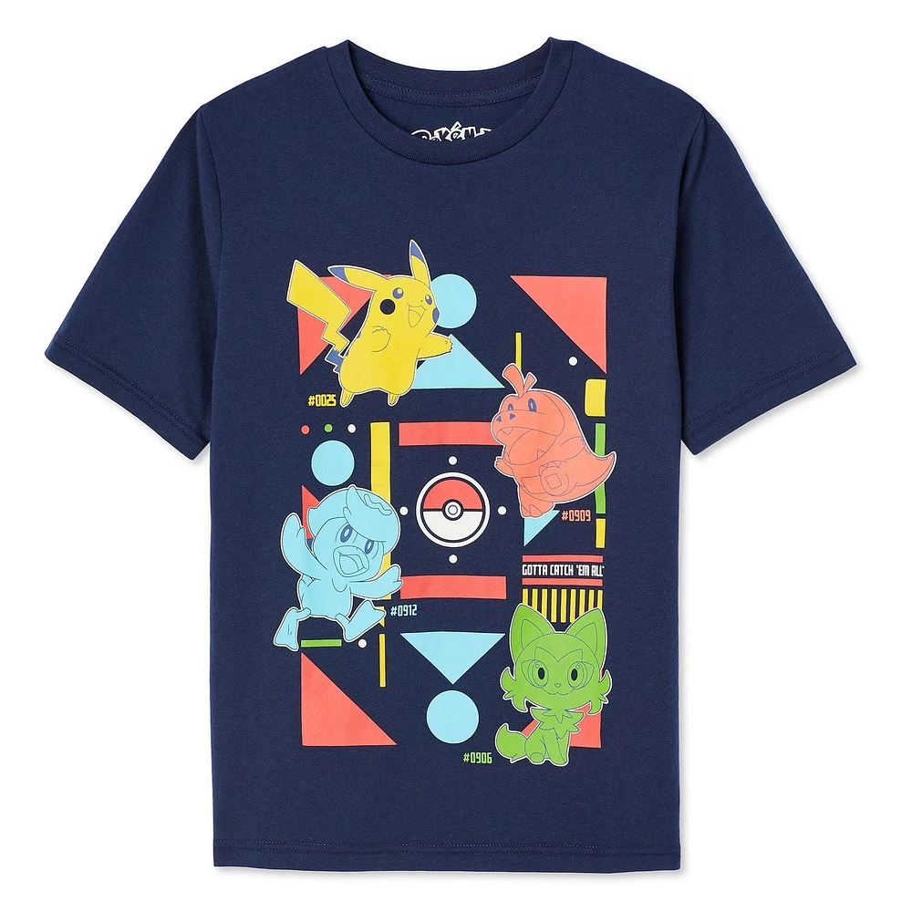 Pokemon Boys' Short Sleeve Tee, Sizes XS-XL