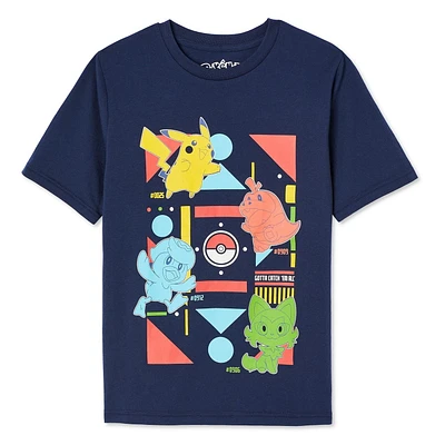 Pokemon Boys' Short Sleeve Tee, Sizes XS-XL