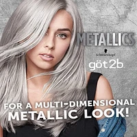 got2b Color Metallics Metallic Silver, Unique metallic radiance