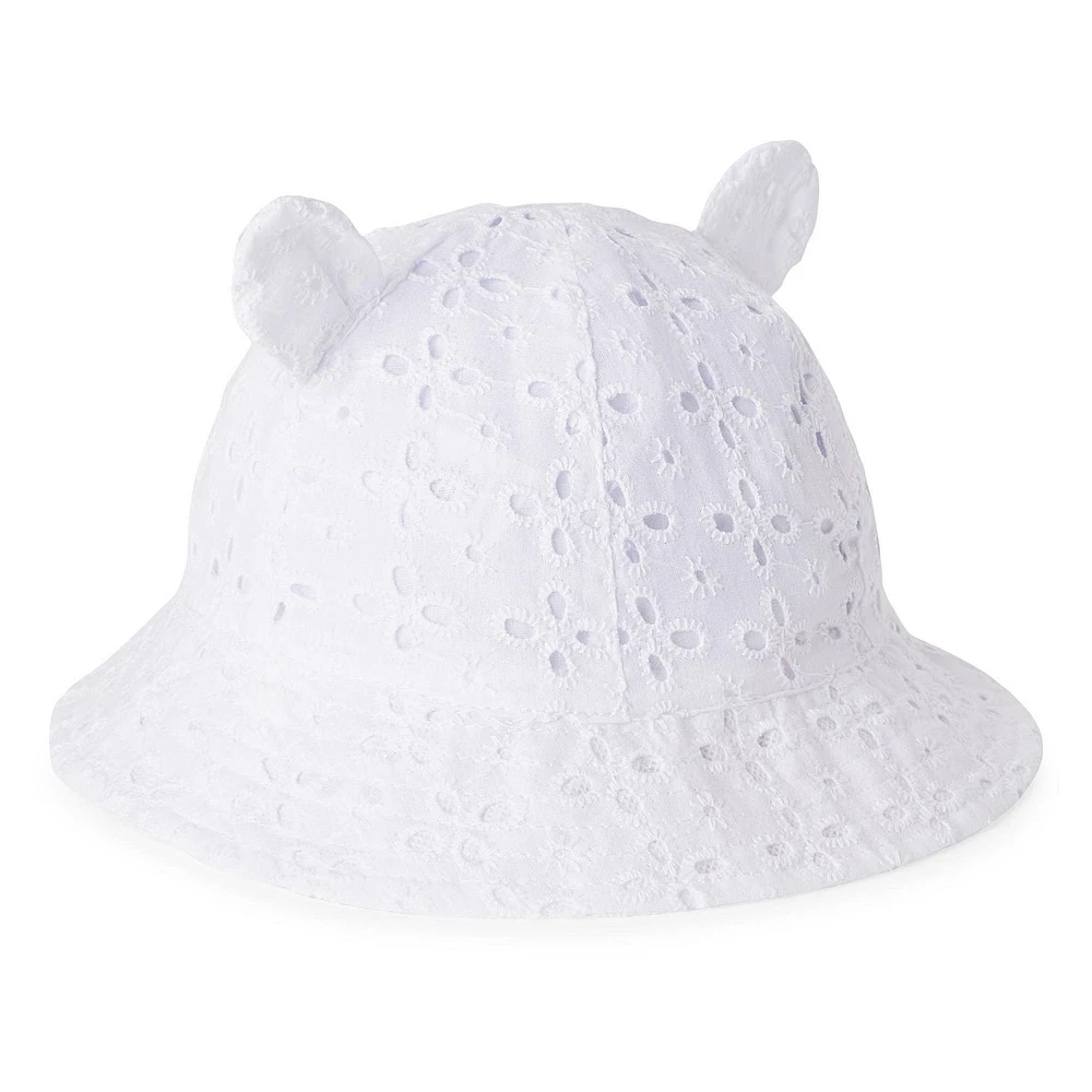 George Baby Girls' Eyelet Hat
