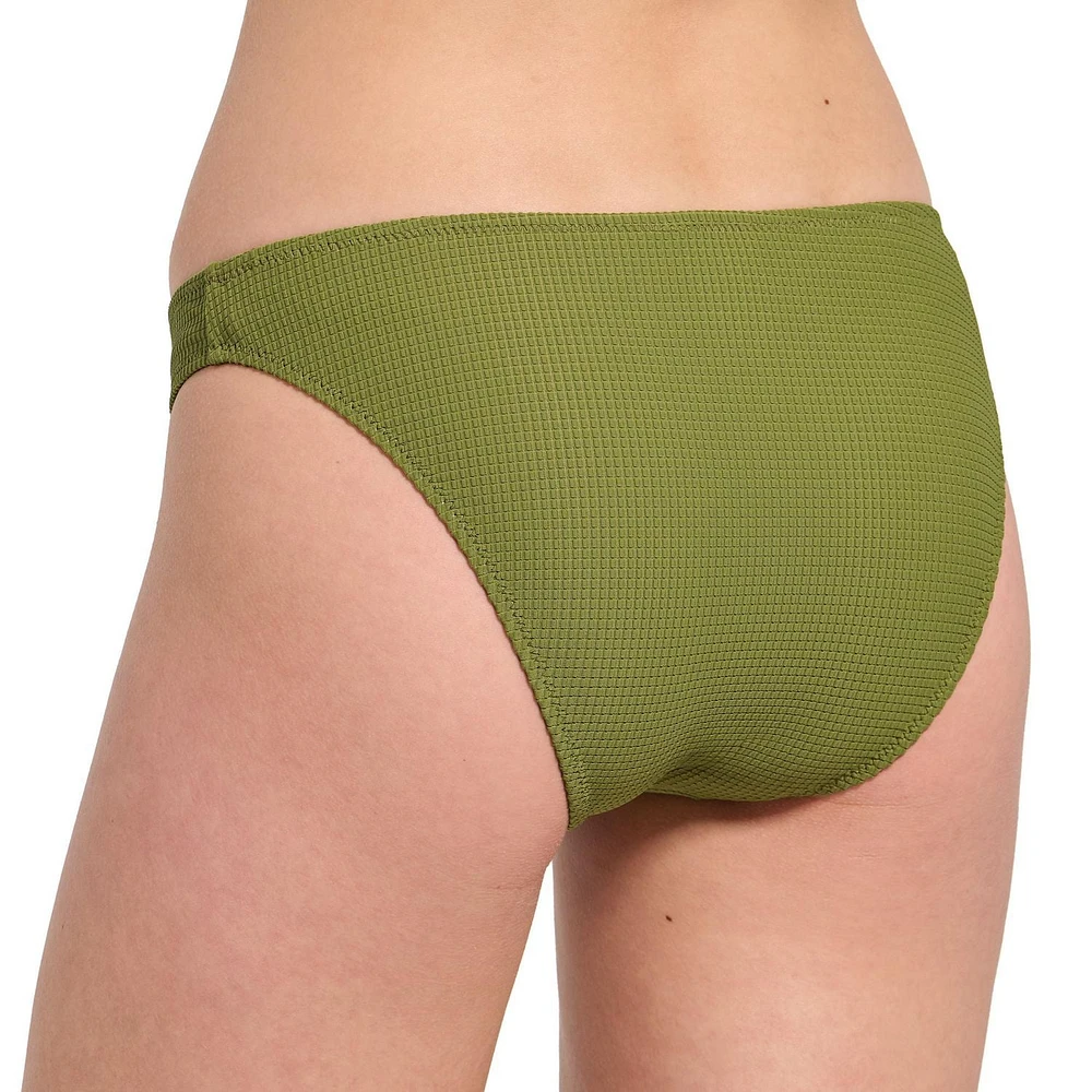 Summer Flirtt Bas de bikini texturés taille basse pour femme