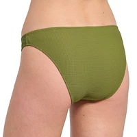 Summer Flirtt Bas de bikini texturés taille basse pour femme