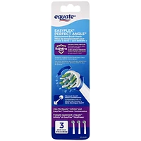 Equate™ Easy Flex Perfect Angle Replacement Brush Heads, 3 Replacement Brush Heads