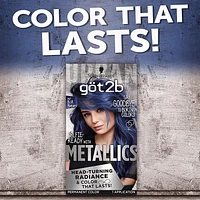 Got2b Metallic Permanent Hair Color M67 Blue Mercury, Unique metallic radiance