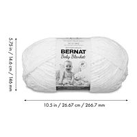 Bernat® Baby Blanket™ Yarn, Polyester #6 Super Bulky, 10.5oz/300g, 220 Yards, Soft