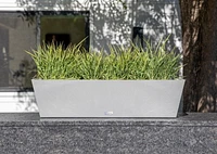 Veradek Pure Series Window Box 36" Plastic Planter