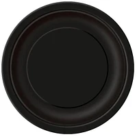 Black Round 9" Dinner Plates, 20ct, 20ct, Dia: 9"