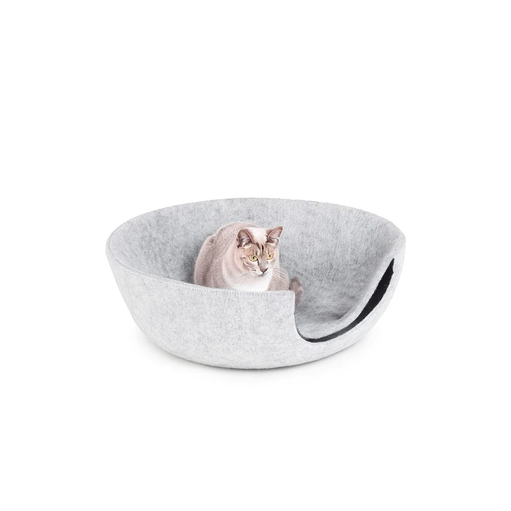 One Paw, Cat Cozy Cave Bed, Perfect Shape For Cats, Cat Cozy Bed