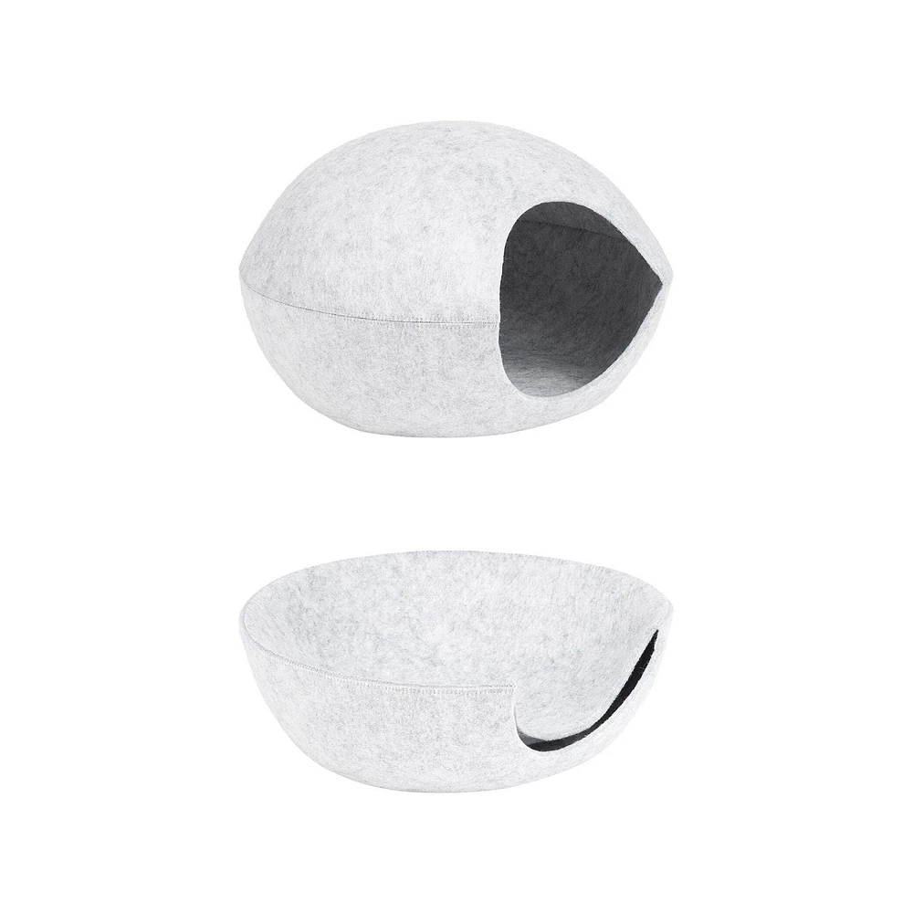 One Paw, Cat Cozy Cave Bed, Perfect Shape For Cats, Cat Cozy Bed