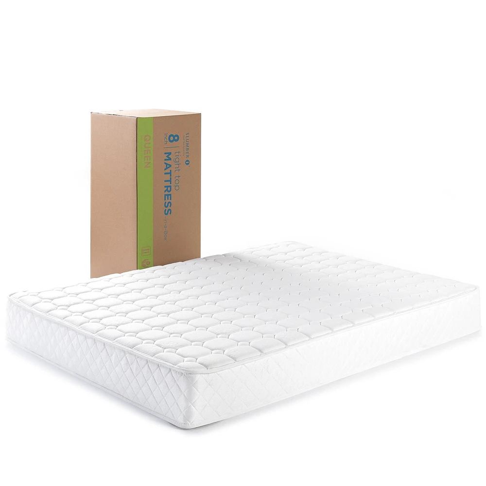 Zinus Spa Sensations 8 Inch Hybrid Pocket Spring Mattress, Twin, Full, Queen