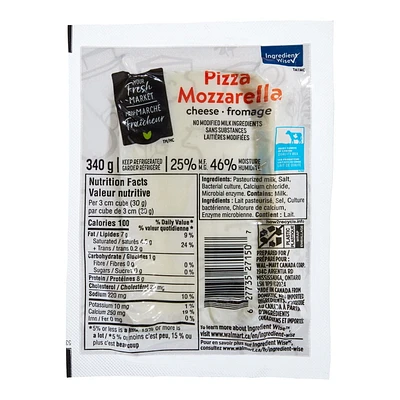 Your Fresh Market Pizza Mozzarella Cheese, 340 g