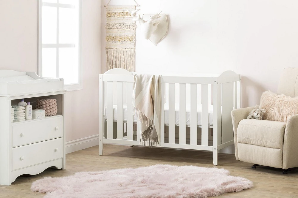 South Shore, Angel collection, 3 in 1 Convertible Crib