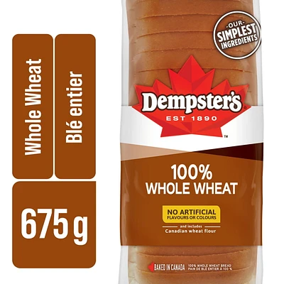 Pain à 100 de blé entier de Dempster’s® 675 g