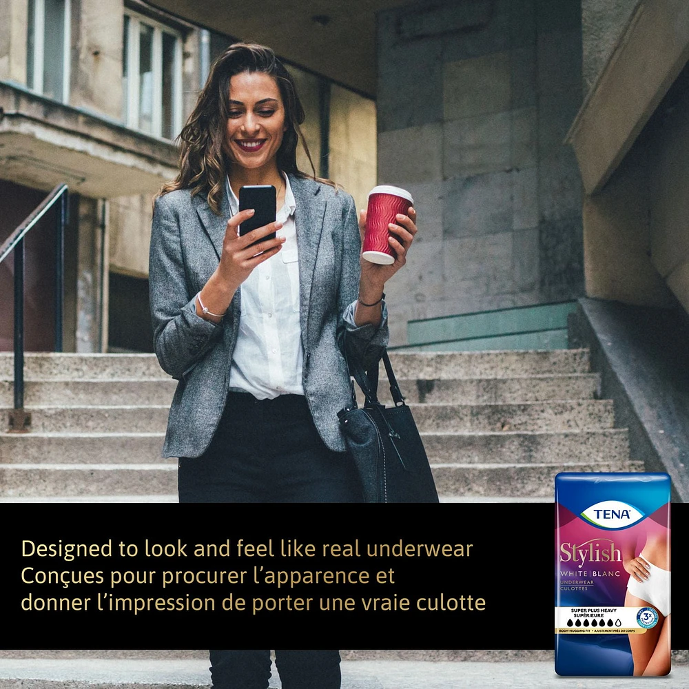 TENA Culottes contre l’incontinence féminine - Absorption Super Plus - TGrand - 14 unités 14 unités, TG