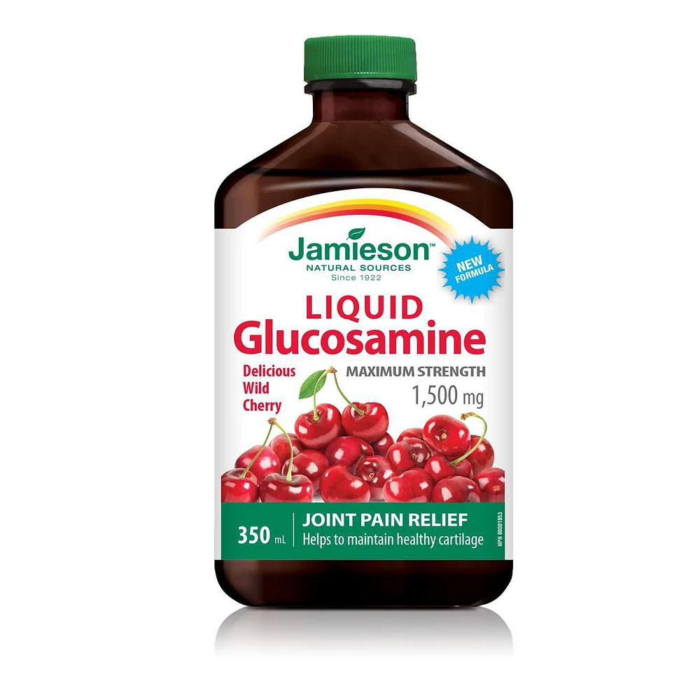 Jamieson Glucosamine Liquid 1,500mg, 350 mL