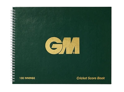 Gunn & Moore 100 Innings Cricket Score Book