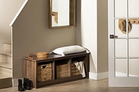 Mudroom bench with storage from the collection Toza South Shore