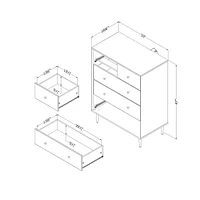 5-Drawer Chest from the collection Dylane South Shore