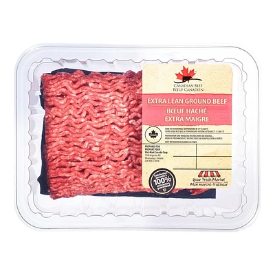 Extra Lean Ground Beef, Your Fresh Market, 450 g