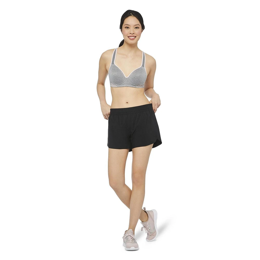 Soutien-gorge de sport avec dos réglable Athletic Works pour femmes Tailles 34B-42D