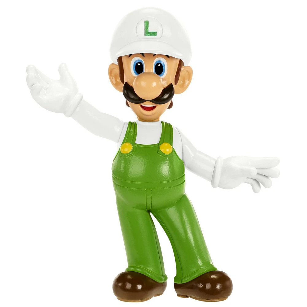 Nintendo 2.5" Limited Articulation – Fire Luigi