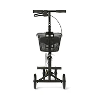 Medline Manual Seated Scooter Knee Walker, Black