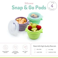 Silicone Snap & Go Pods