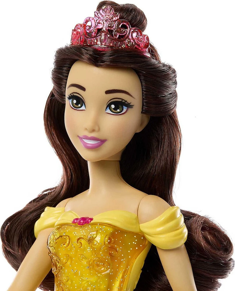 Disney Princess Belle Fashion Doll and Accessory, Toy Inspired by the Movie Beauty and the Beast, Ages 3Y+