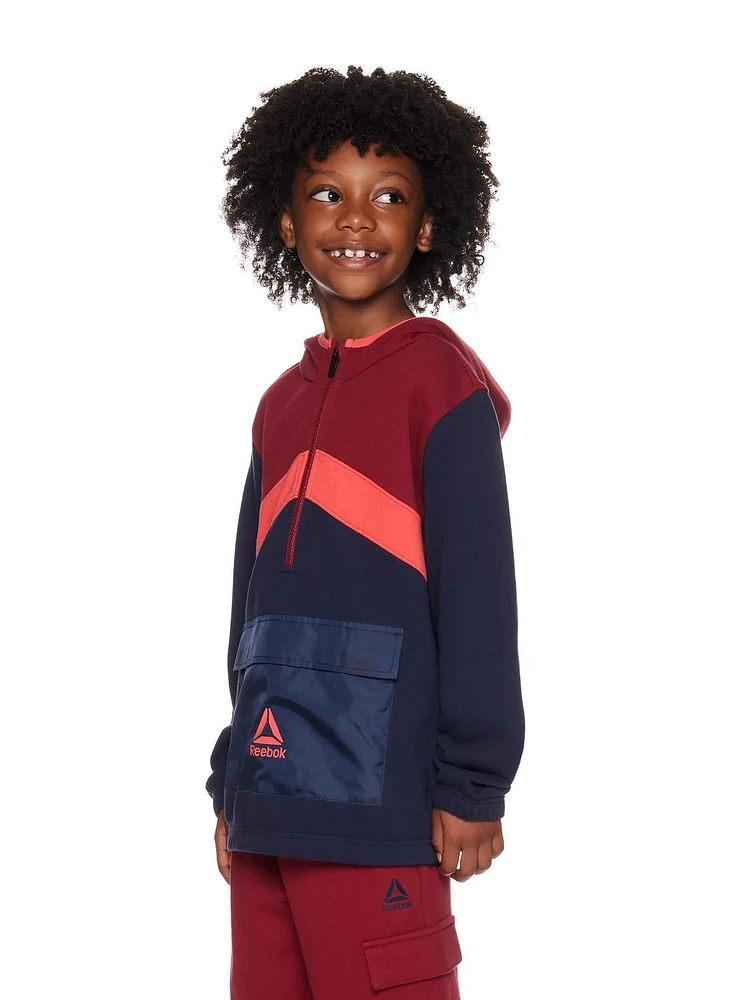 Reebok Boys Freestyle Half Zip Hoodie Jacket