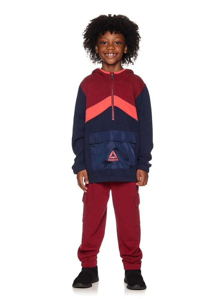 Reebok Boys Freestyle Half Zip Hoodie Jacket