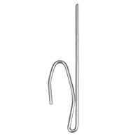 Mainstays 1.5" Pin on Hooks - Pack of 14, Pointed Top Pin-On Hooks