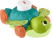 Fisher-Price Linkimals Sit-to-Crawl Sea Turtle Interactive Learning Toy with Rolling Motion for Infants