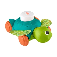 Fisher-Price Linkimals Sit-to-Crawl Sea Turtle Interactive Learning Toy with Rolling Motion for Infants