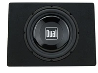 Dual Electronics TBX10A 10 inch Shallow High Performance Powered Enclosed Subwoofer with Built-In Amplifier & 300 Watts of Peak Power, 10” SUBWOOFER