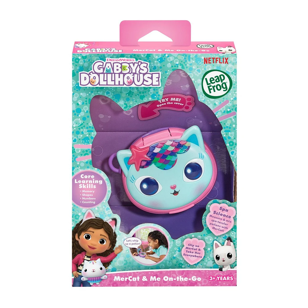 LeapFrog Gabby's Dollhouse MerCat & Me On-the-Go - English Version, 3+ Years