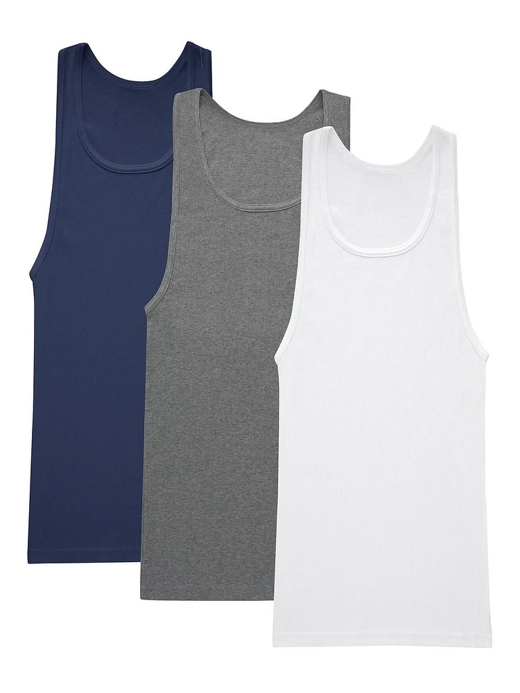 Camisoles assorties pour hommes Chaps, paquet de 3