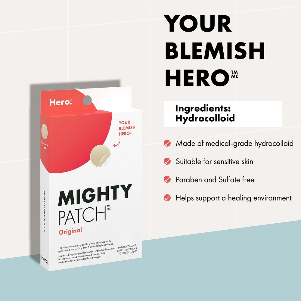Hero Mighty Patch Original 24ct, The pimple emergency patch.