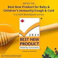 Zarbee's Sirop Complet Toux + Rhume pour enfants, zinc, miel, curcuma, racine de guimauve, vitamines B, feuille de lierre 118 ml