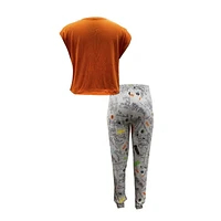 Looney Tunes Ladies 2 Piece Acme Coyote Sleep Set
